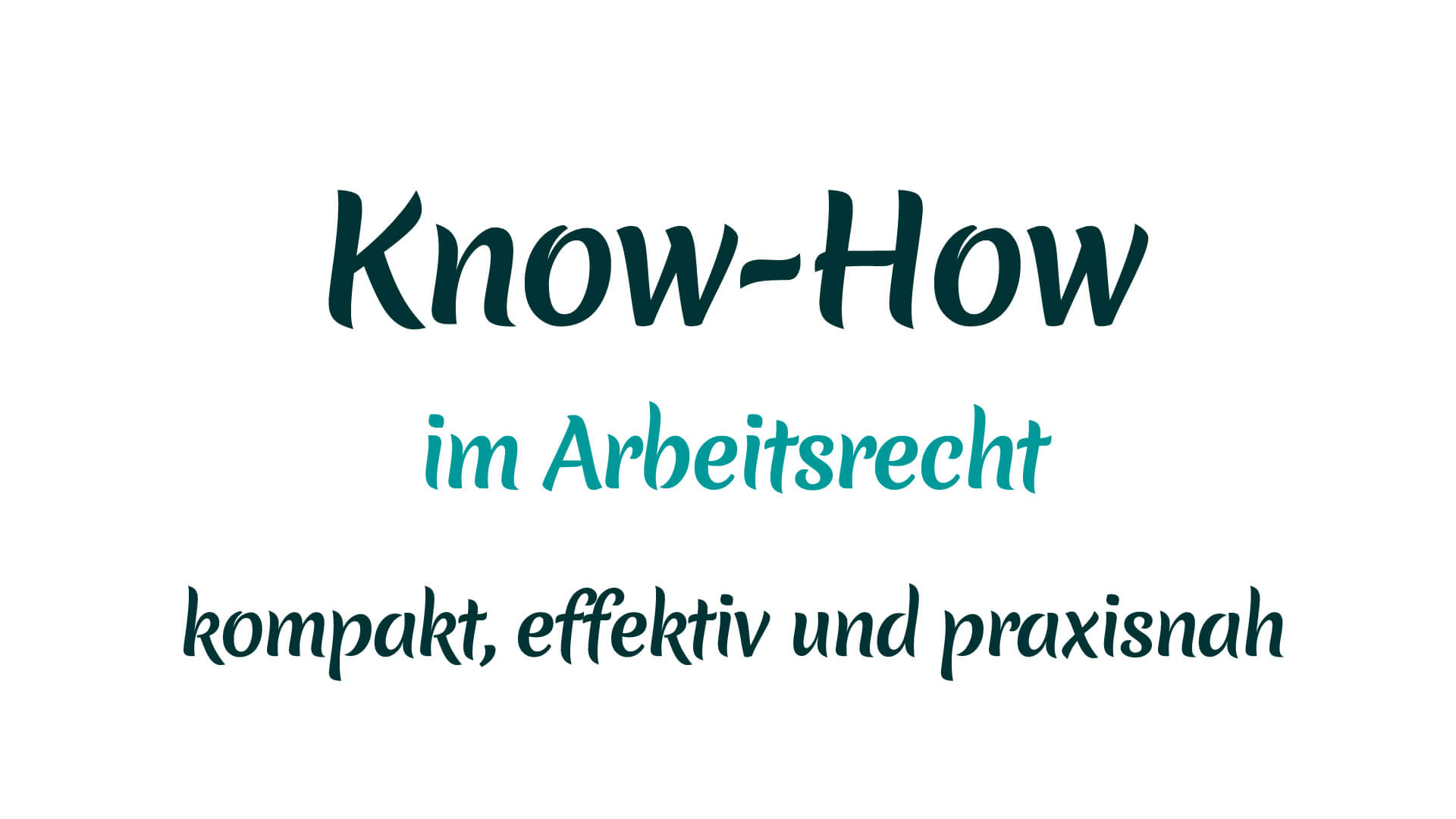 Know-How im Arbeitsrecht mit Heike Mareck